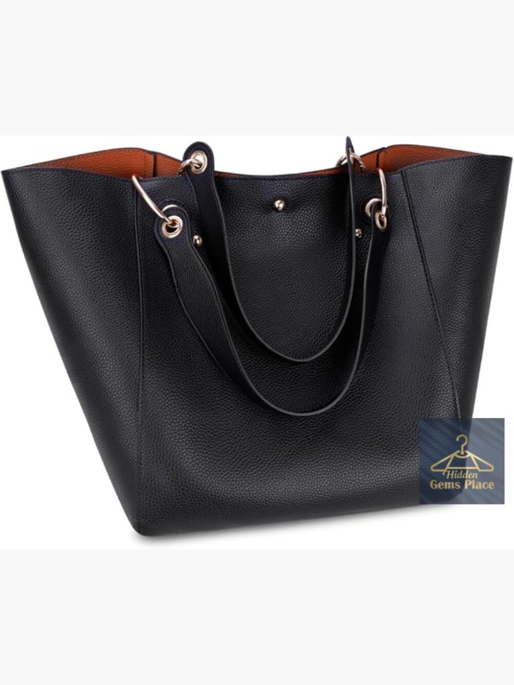 Extra Large Leather Tote Bag Work Travel Shoulder Handbag